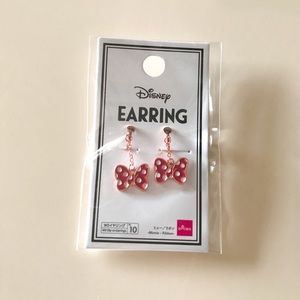 Disney Minnie Bow Clip on Earrings